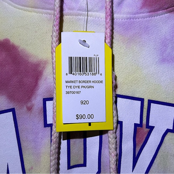 Market Boarder Arc tie-dye hoodie - Picture 4 of 7